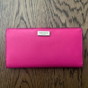 Kate Spade Fuchsia Bifold Wallet